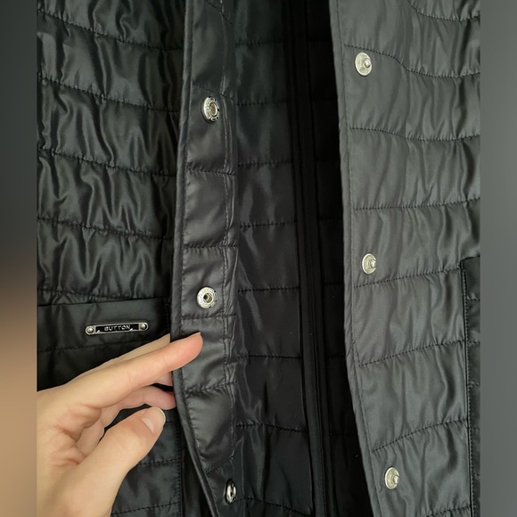 NEVER WORN!! Black lightweight puffer midi jacket from Button - Picture 7 of 12